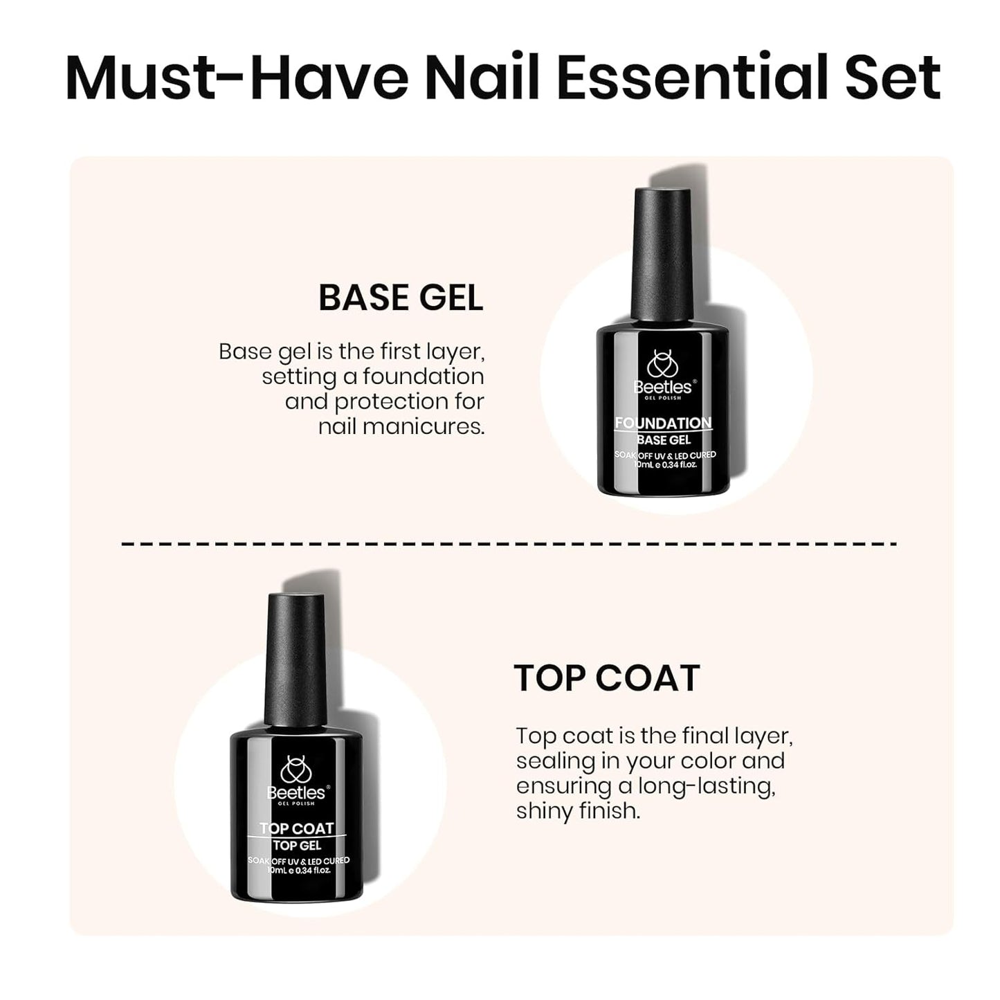 beetles Gel Polish Liquid Latex for Nails: 15ML Simple Peel off Cuticle Guard for Nail Polish Nail Art Liquid Latex Barrier Protector Manicure Cuticle Protectors with Stick Gifts for Women