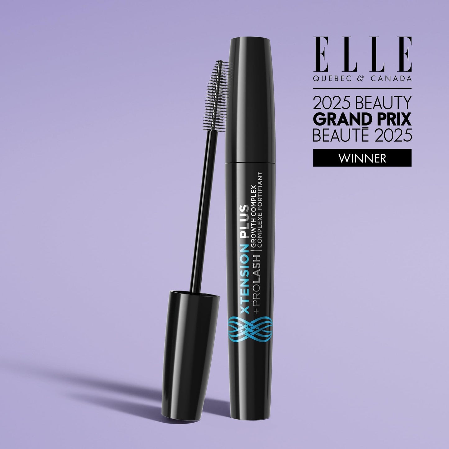 Marcelle Xtension Plus Curl Mascara, Black, Curling, Lengthening, Eye-Wided Look, Fragrance-Free, Hypoallergenic, Cruelty-Free, Ophtalmologist Tested, 0.28 Fl. Oz.