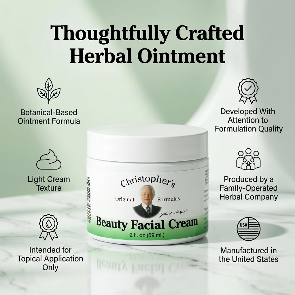 Beauty Facial Cream - Hydrating Anti-Aging Formula | 2 oz (2 Pack)