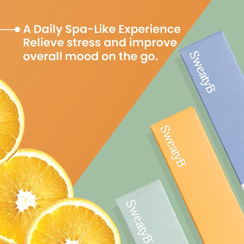 SweatyB® Deodorant spray - Odor Protection with whole body deodorant for women & men - Travel Size, Skin-Safe, Vegan & Made in USA - Citrus body spray - 4 Oz