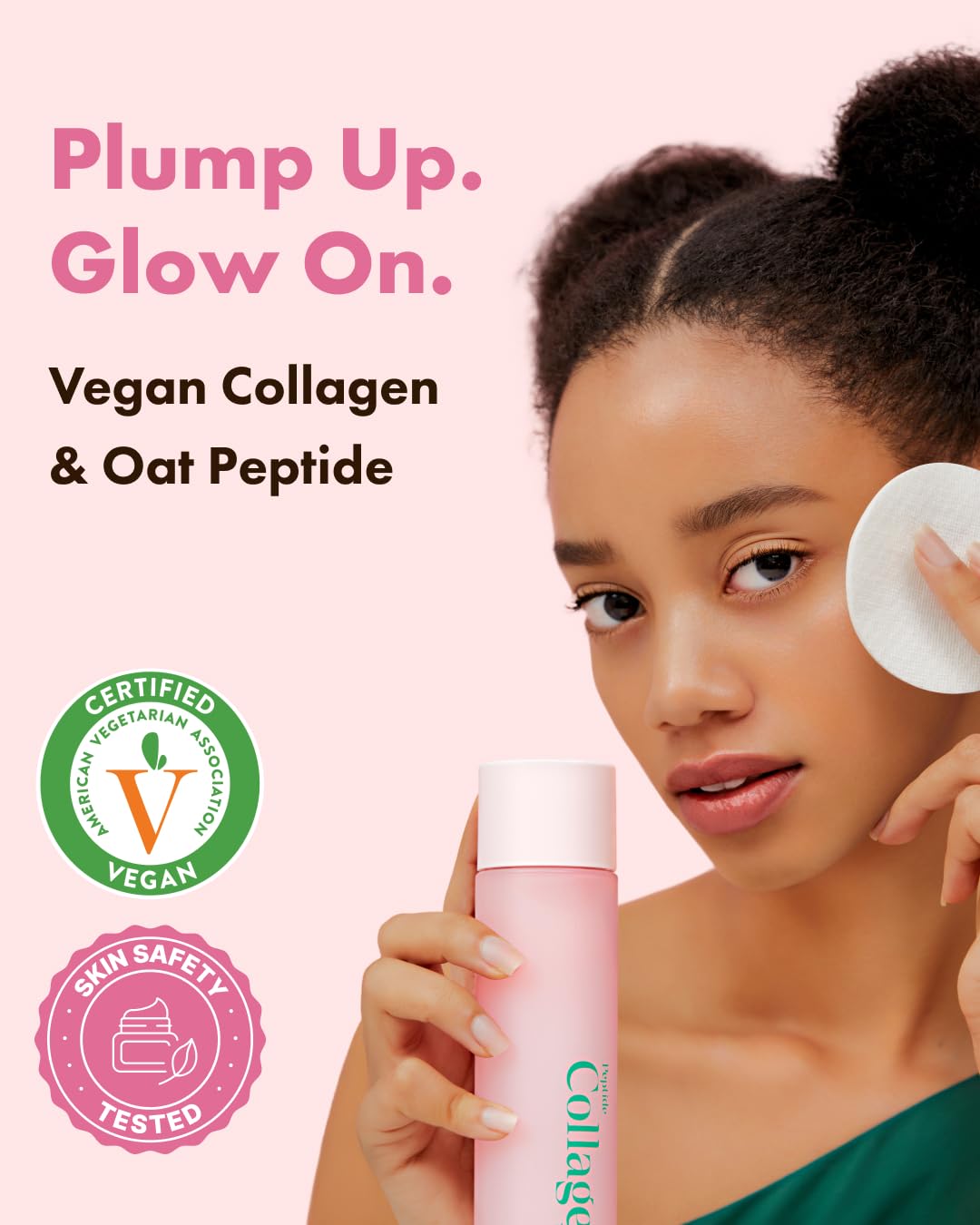 It's Skin Peptide Collagen Toner 5.07 Fl Oz | Moisturizing Toner with Organic Collagen Peptides | Hydrating Toner for Sensitive Skin | Organic Skin Care & Face Brightening Toner | K Beauty Toner