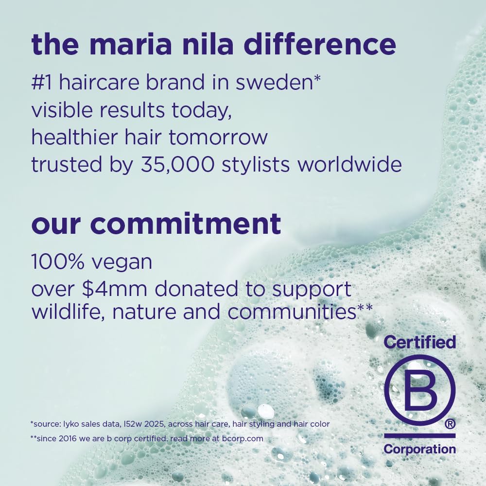 Maria Nila True Soft, Moisturizing Hair Mask For Dry Brittle Hair, Argan Oil Remoisturises & Reduces Frizz, 100% Vegan & Sulfate/Paraben free, 8.5 Fl Oz