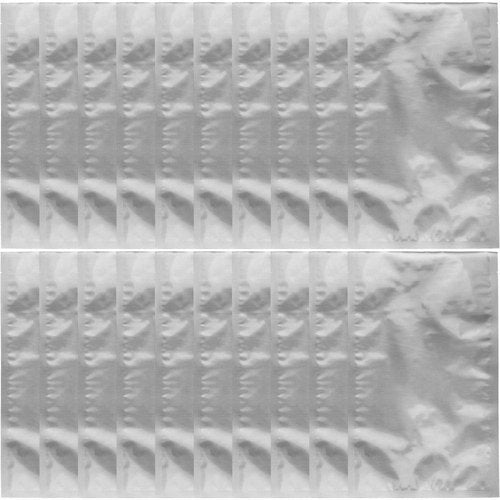 Dry-Packs 1-Gallon, 10"x16" Mylar Moisture & Static Shielding Bags, 20 Pack - For Food Shipping & Storage, Silver, (MB10x16-20PK)