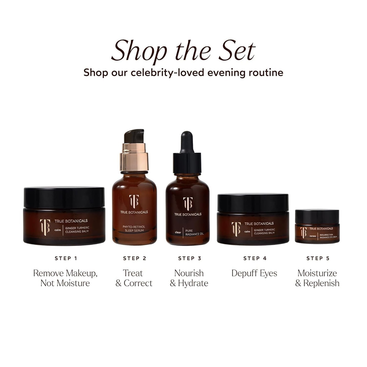 True Botanicals Resurrection Radiance Eye Cream - Brightens Dark Circles & Reduces Fine Lines | 0.5 oz | All-Natural, Vegan