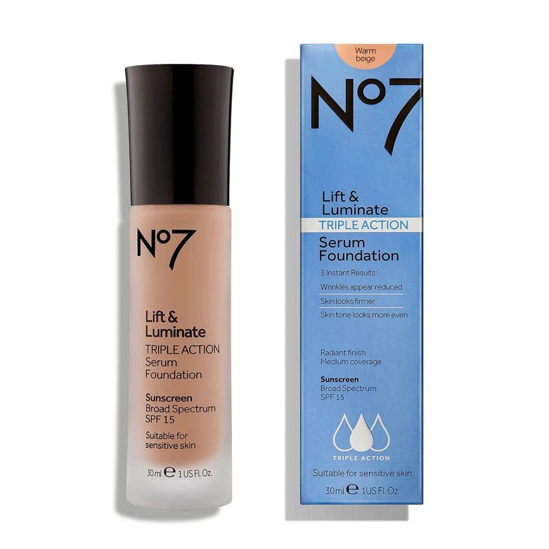 JoJo Siwa No7 Lift & Luminate TRIPLE ACTION Serum Foundation - Warm Beige