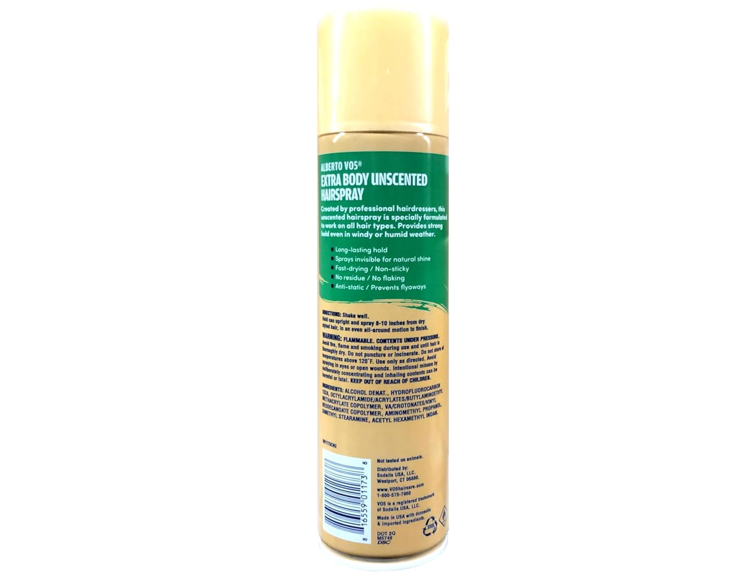 VO5 Crystal Clear Hairspray - Unscented Long-Lasting Hold | 8.5 oz (Pack of 5)