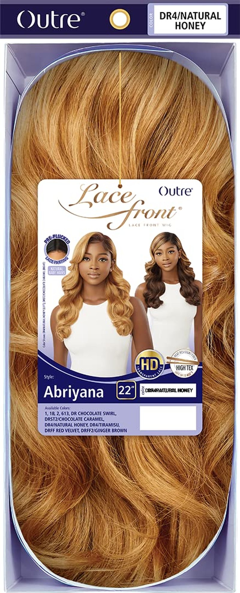 Outre Lace Front Wig - ABRIYANA (JET BLACK 1)