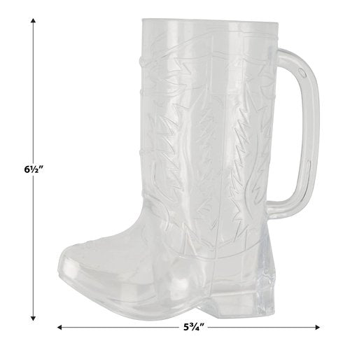 Plastic Cowboy Boot Cup Party Accessory (1 count)