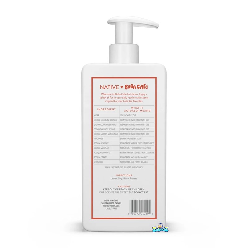 Native Limited Edition Brown Sugar Boba Shampoo and Conditioner - 16.5 fl oz - Pack Of 02
