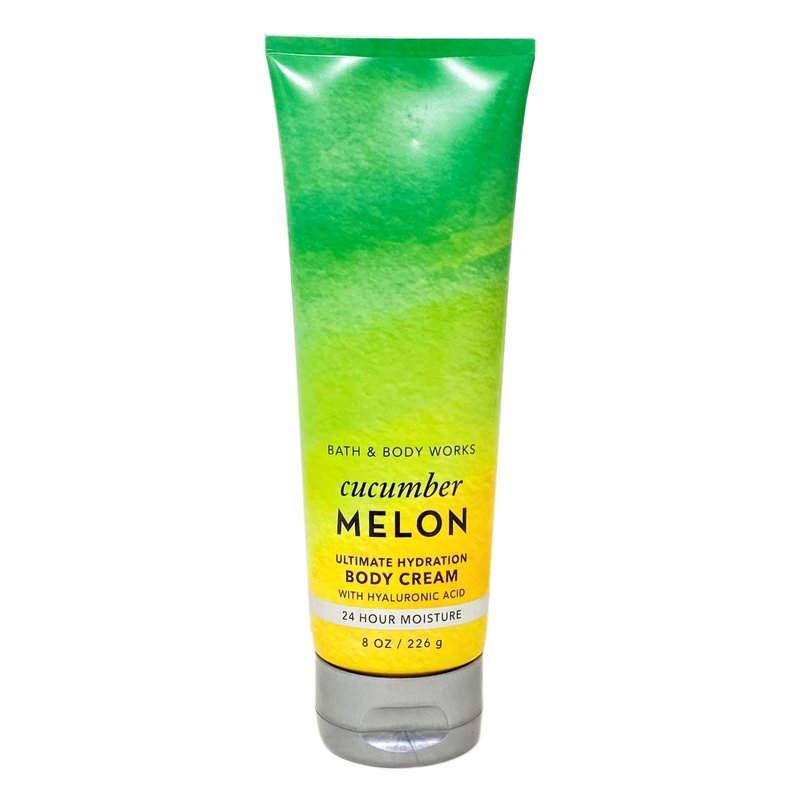 Bath & Body Works Cucumber Melon 2 Piece Bundle - Fragrance Mist and Body Cream