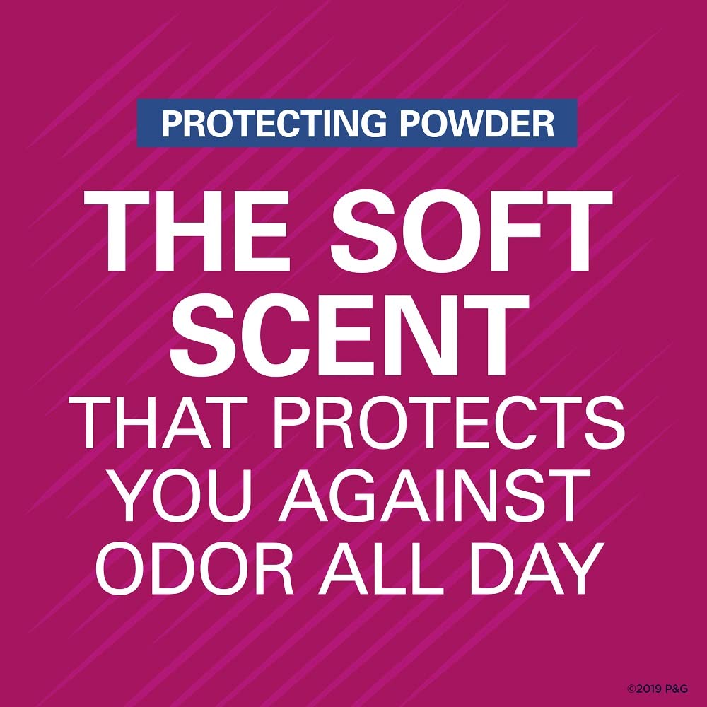 Secret Outlast Antiperspirant Deodorant for Women, 72hr Sweat & Odor Protection, PH Balancing Minerals, Clear Gel, Protecting Powder Scent, 2.6 oz