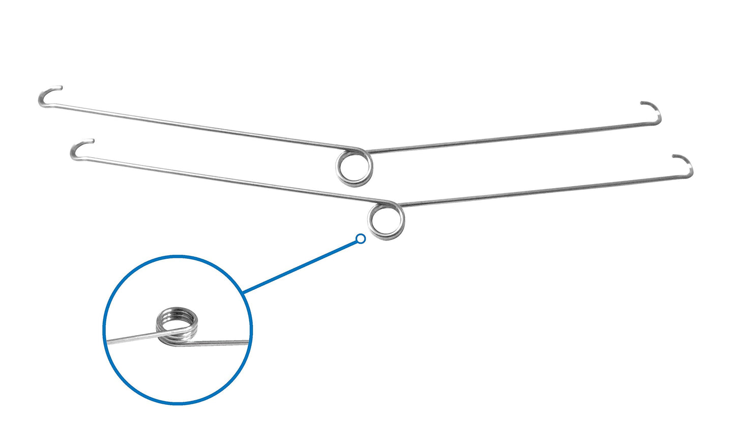 NICOR Lighting Torsion V-Springs for Recessed Trims (2-Pack) (17202)