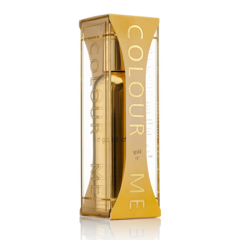 COLOUR ME Milton-Lloyd Gold Homme - Cologne for Men - Oriental Parfume for Men - Spicy, Amber Parfume - Mens Cologne - Long Lasting Parfume - 3 oz.