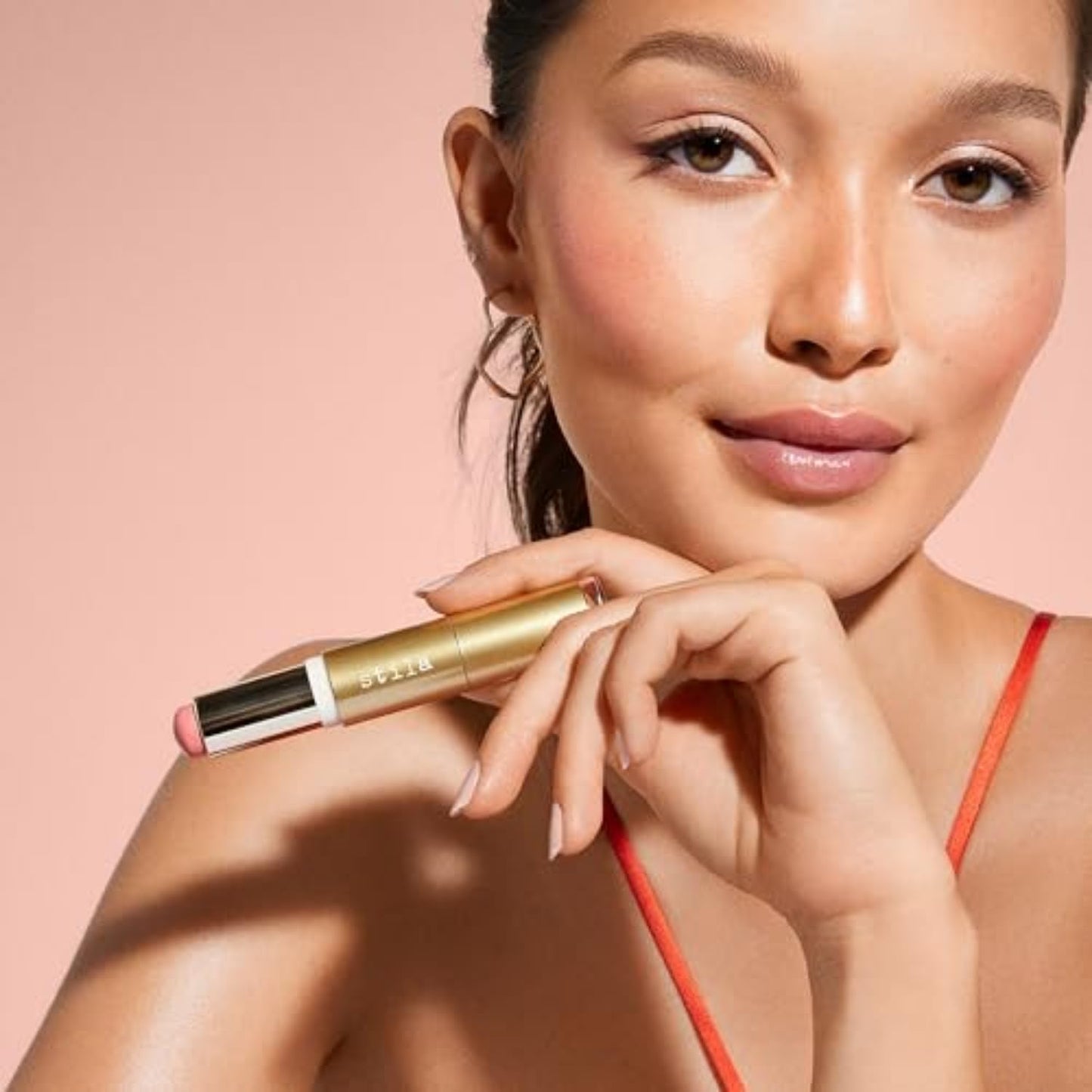 Stila Blush & Bronze Hydro-Blur Cheek Duo, Grapefruit & Caramel
