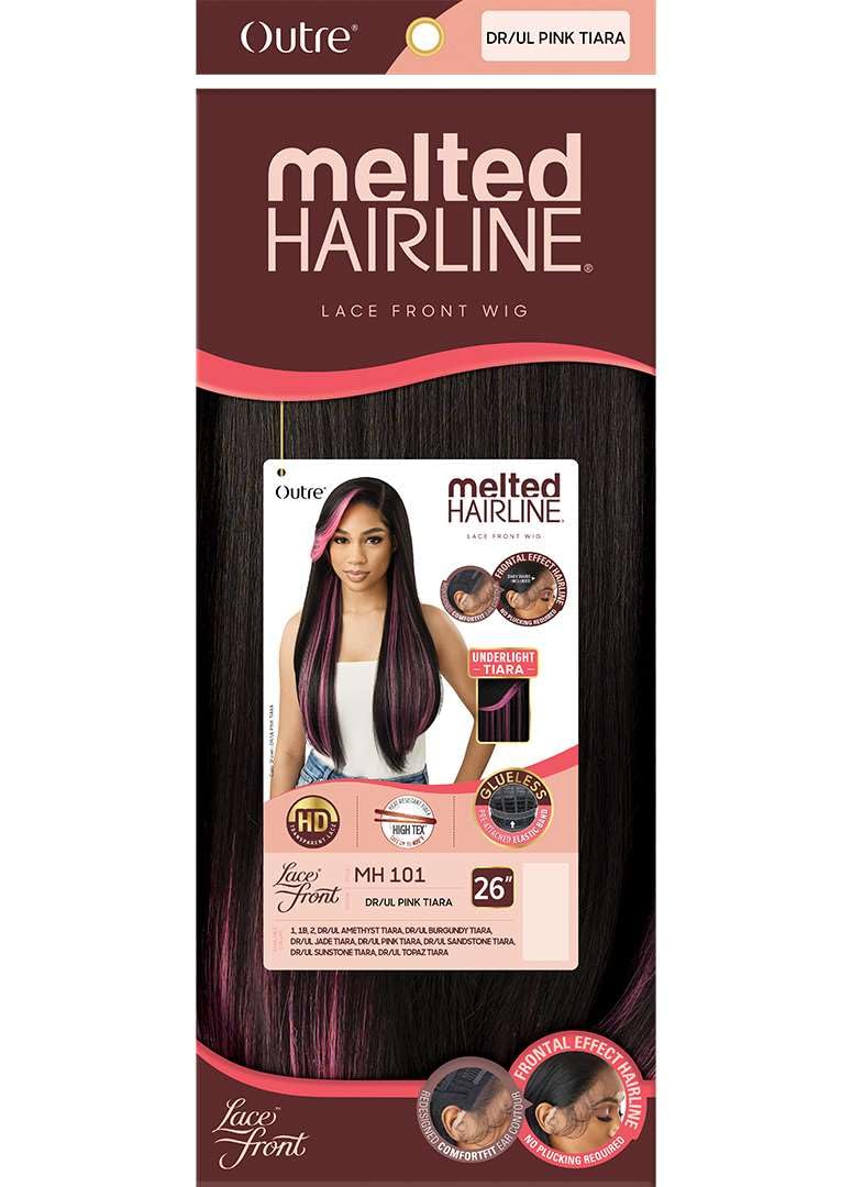 Outre Lace Front Wig - Melted Hairline - MH 101 (DR/UL SANDSTONE TIARA)