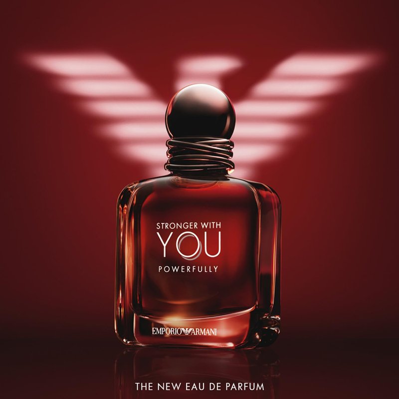 Armani Beauty Stronger With You Cologne for Men - Warm Spicy Fragrance with Chestnut & Cherry | 3.4 oz