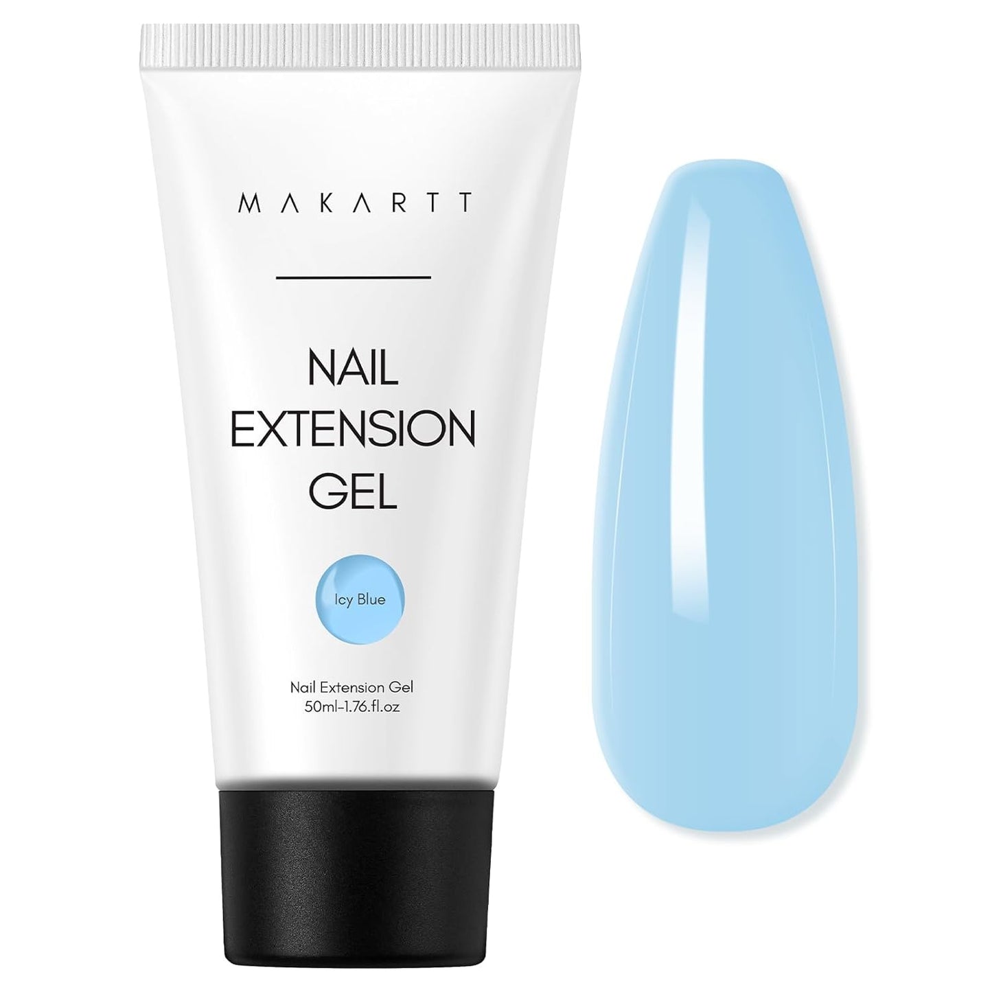 Makartt Poly Nail Gel: Clear 50ML Gel Builder for Natural-Looking Strengthener 3D Molding Gel for Trendy Nail Art-Long-Lasting and Easy to Use Supplies