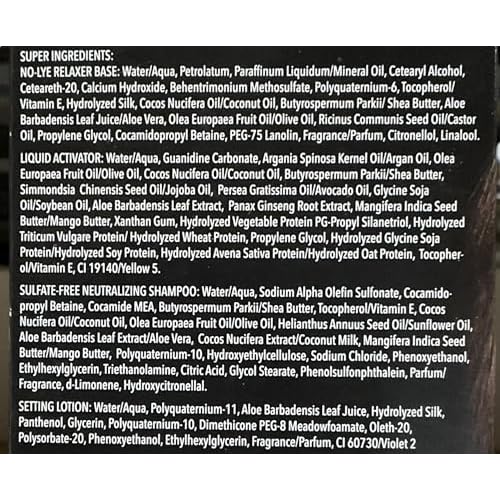 Ultra Sheen Supreme No-lye Relaxer Conditioning Creme Kit, Super, 1 Ea, 1count