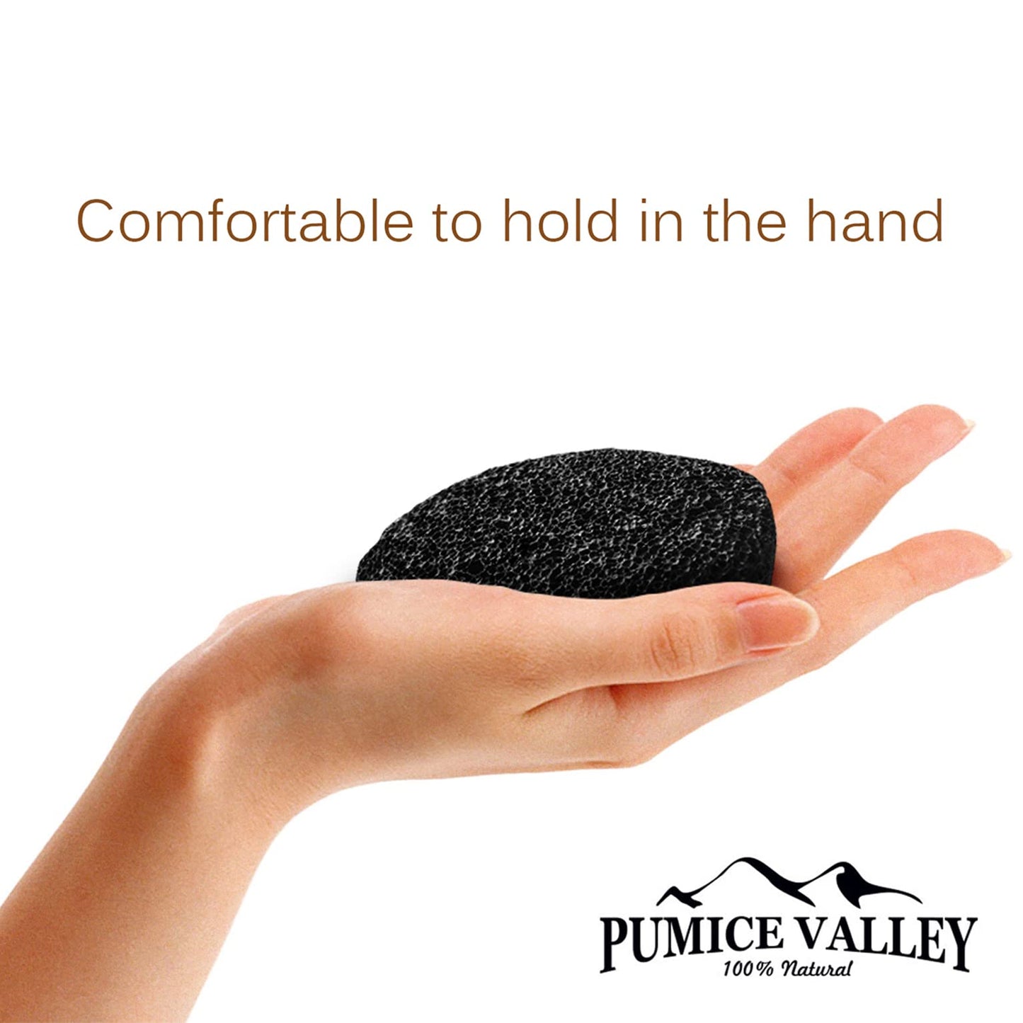 Pumice Stone for Feet - Natural Foot Scrubber for Dead Skin Callus Removal