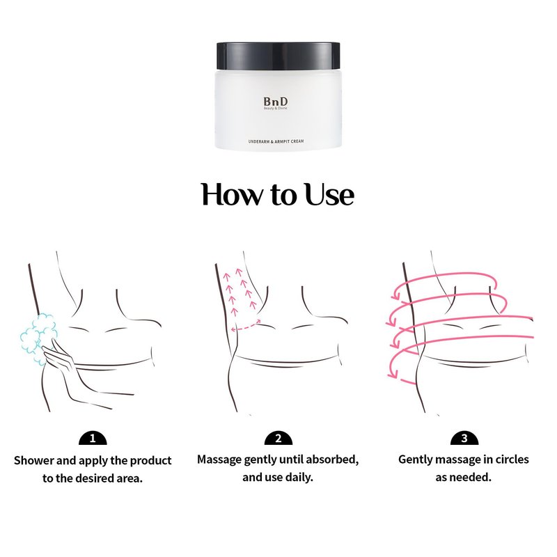 Underarm Cream - Dark Spot Remover for Body, Bikini & Sensitive Areas | 3.4 fl oz - Korean Beauty