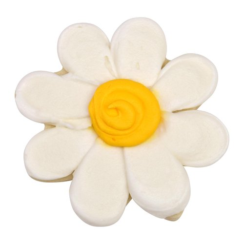 R&M Daisy 3.5 " Cookie Cutter Yellow With Brightly Colored, Durable, Baked-on Polyresin Finish