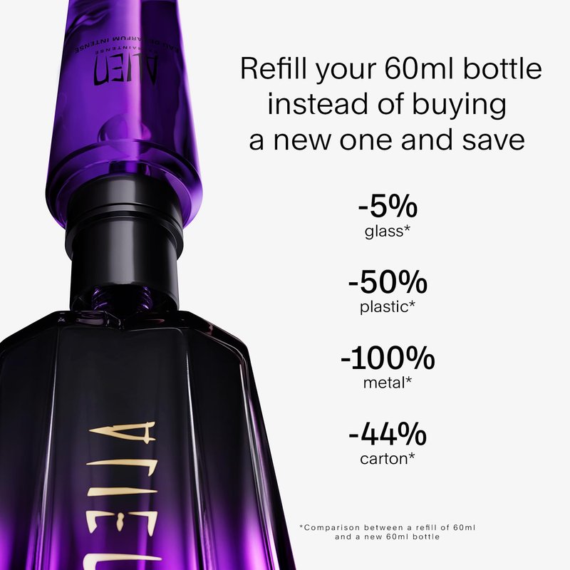 Mugler - Alien Extraintense - Eau de Parfum - Womens Perfume - Floral Scent - With Jasmine, Vanilla and Tuberose - 0.3 Fl Oz