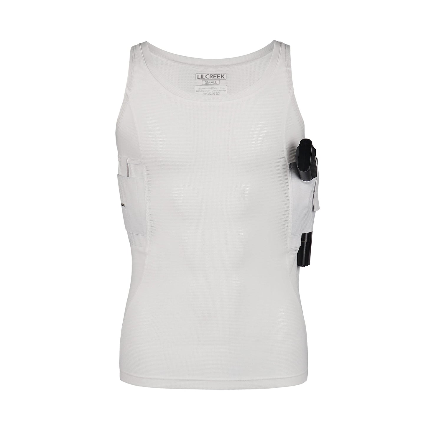 Lilcreek Mesh Conceal Carry Shirts for Men - Undercover Concealed Carry Gun Holster Clothing