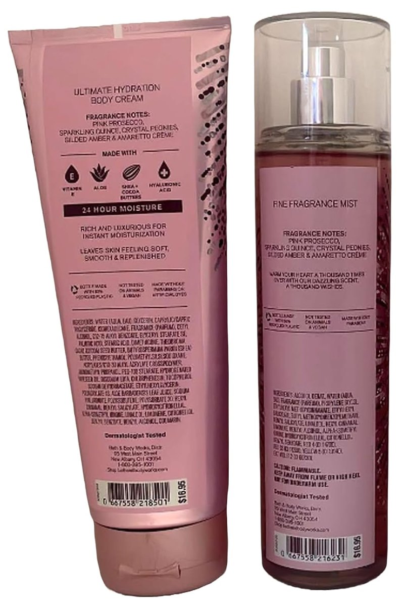 A Thousand Wishes Gift Set | Fine Fragrance Mist & Ultra Shea Body Cream - Luxurious Bath Essentials