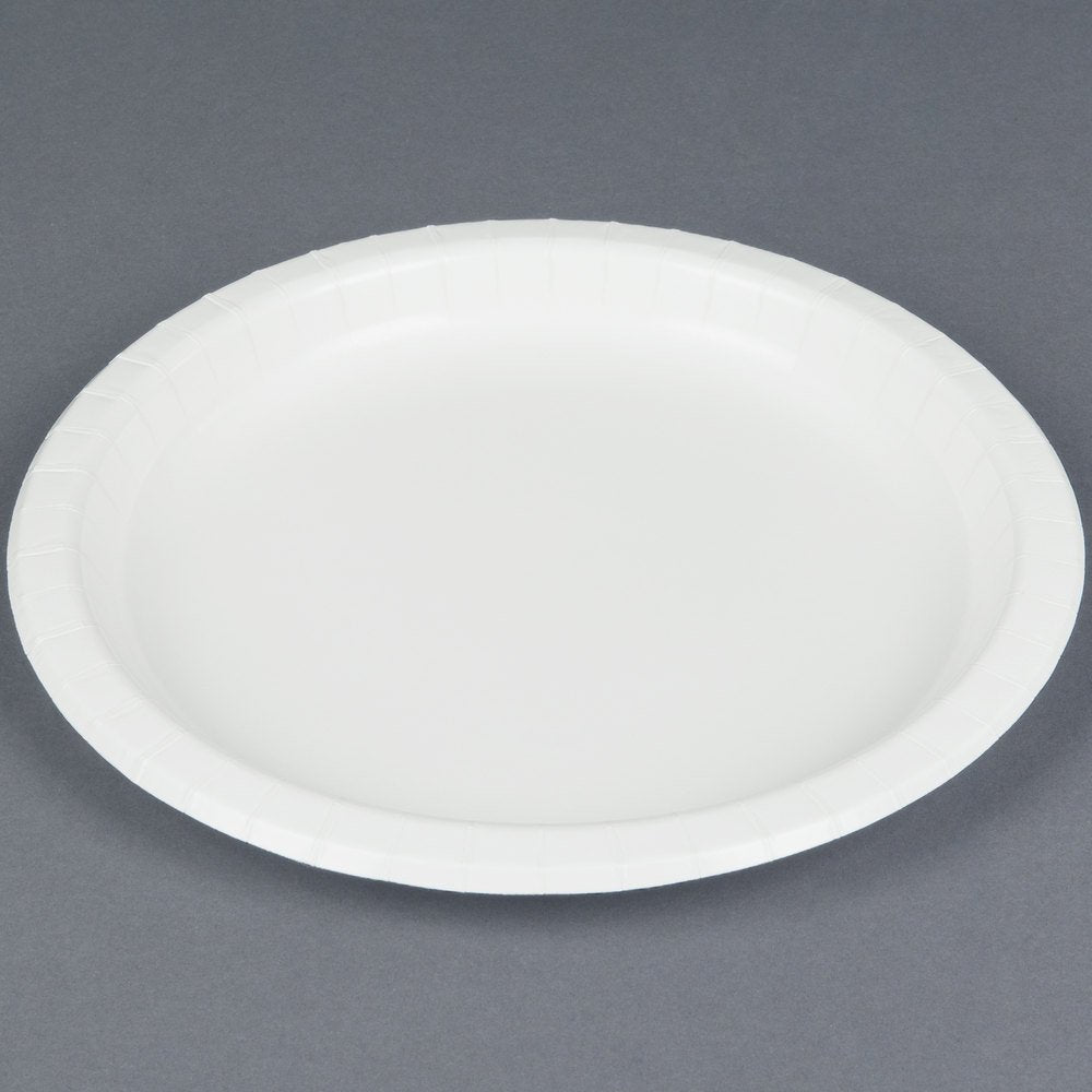 Frosty White Round Paper Plates - 10", 20 Ct