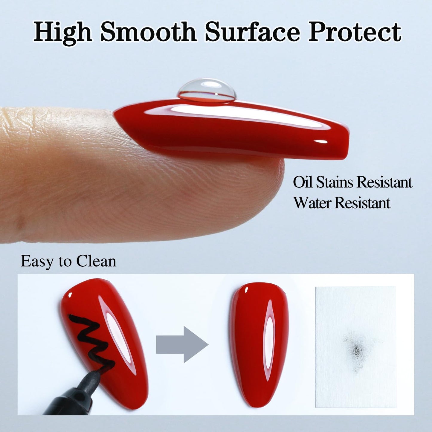 Double Rhythm 2 Pcs 15ML No Wipe Gel Top Coat and Base Coat Set Clear Glossy Gel Polish Kit Soak Off LED (Base and Top Coat)