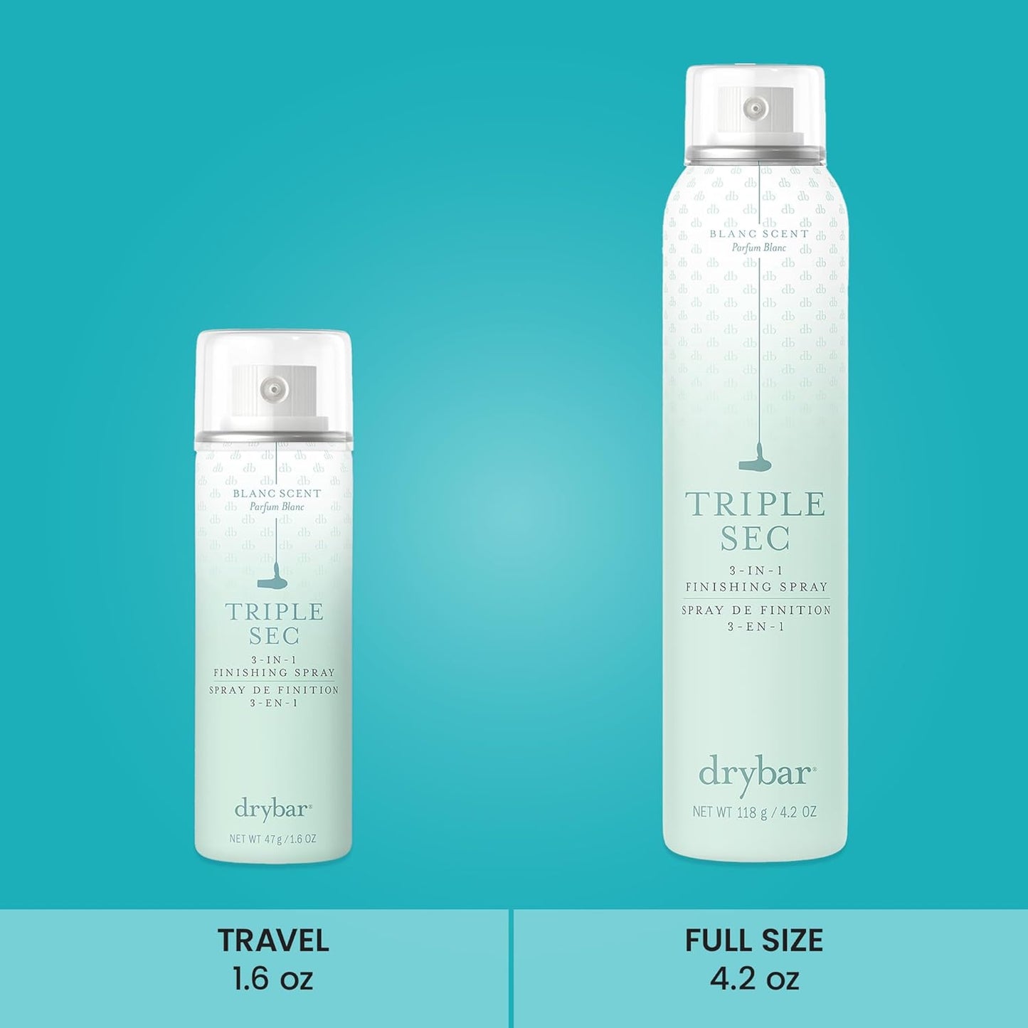 Drybar Triple Sec 3-in-1 Finishing Spray - Adds Texture & Volume | Refreshes All Hair Types