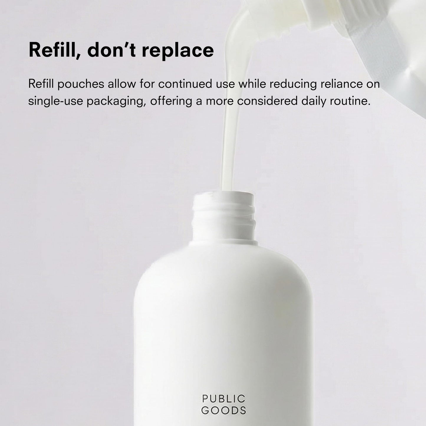 Public Goods Body & Hand Lotion for Women & Men | Natural Moisturizing Daily Lotion for Dry & Itchy Skin | Paraben & Sulfate Free | Made with Organic Essential Oils | Made in Canada | 34 Fl Oz Refill