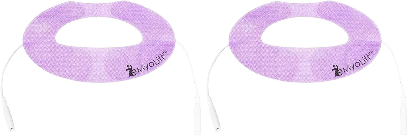 Conductive Lip Mask for Myolift - Anti-Aging Microcurrent Facial Tool | Instant Face Lift, 2-Pack
