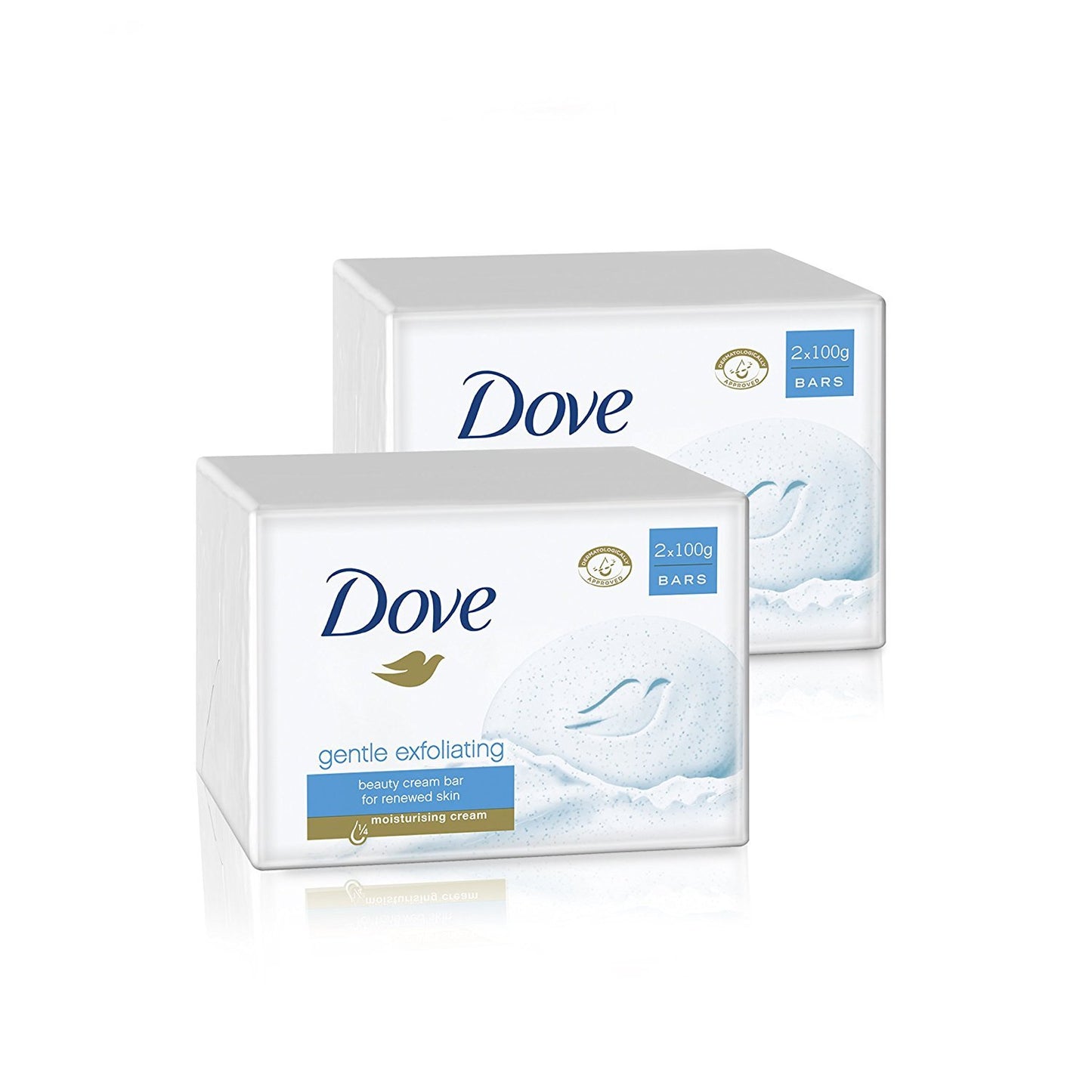 Dove Soap Bar 2x100G (6, Gentle Exfoliating)