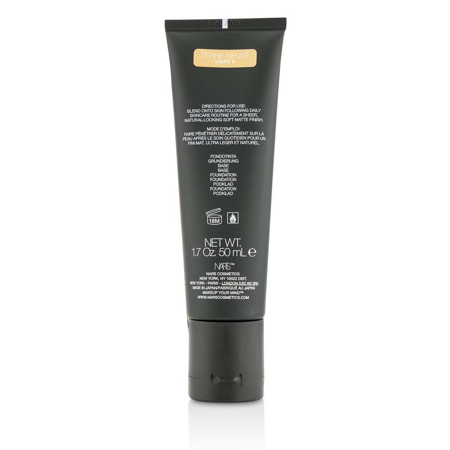 NARS Velvet Matte Skin Tint SPF30 PA+++ 1.7oz Full Size Terre-Neuve