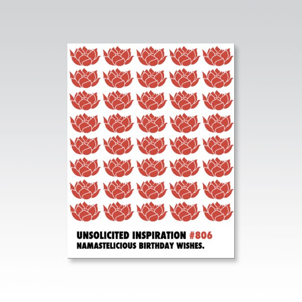 Quiplip Funny Birthday Cards Unsolicited Inspirations, 6-Pack (UI04156PCK)