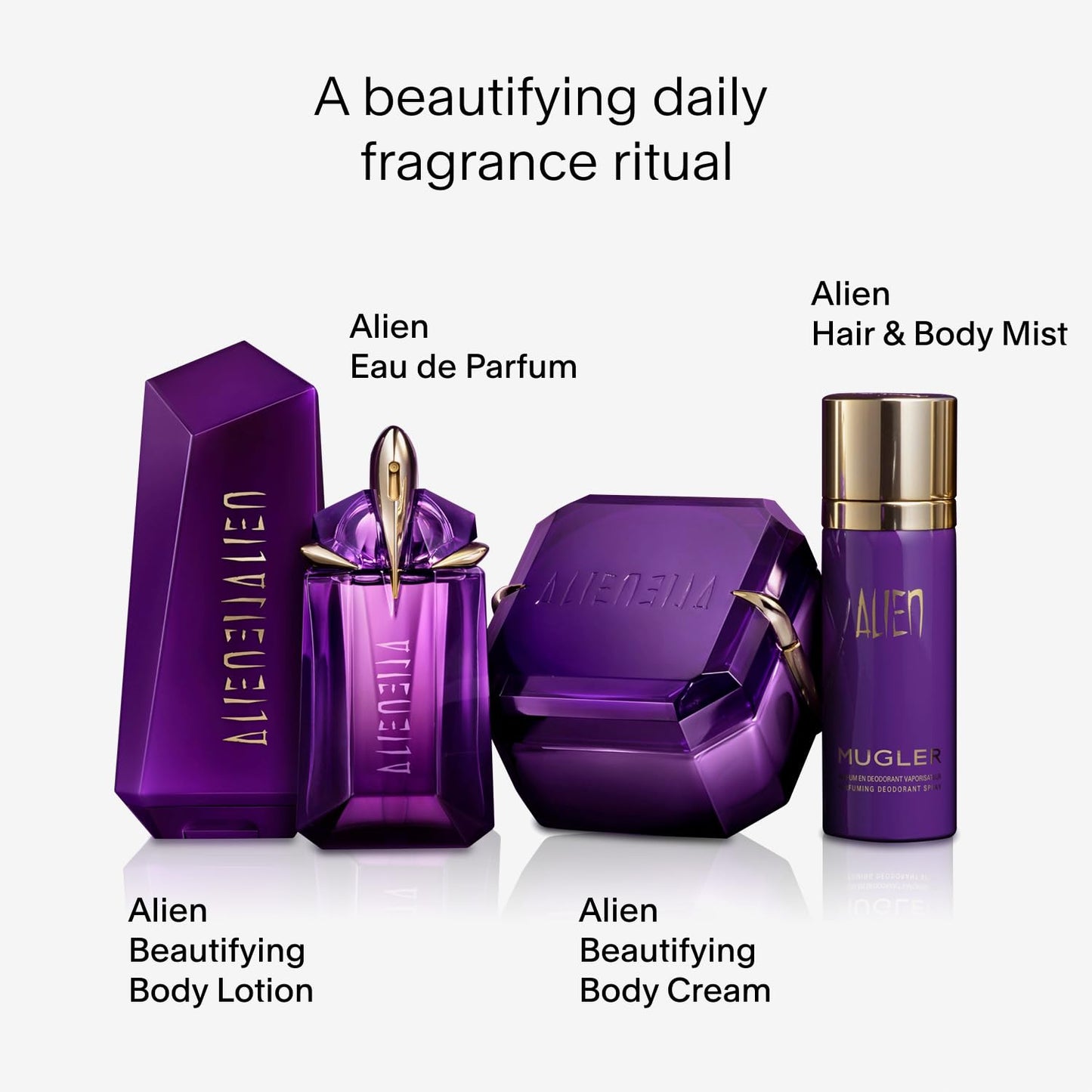 Mugler Alien Hair & Body Mist - Floral, Jasmine & Amber Women's Perfume - 3.3 Fl Oz