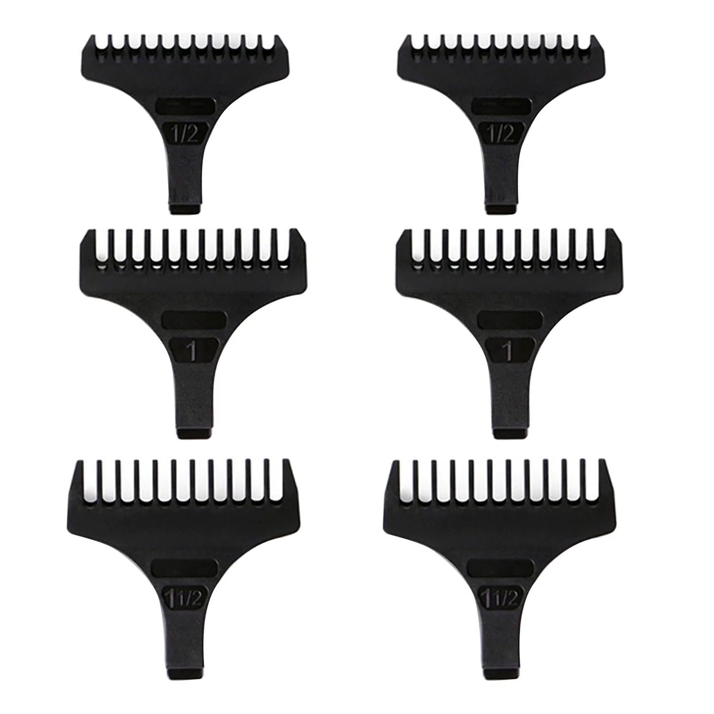 (6 Pack) T-Shape Trimmer Guides For Wahl T Blade Guides #3792, for the 5 Star Detailer #2215 T Wide Blade