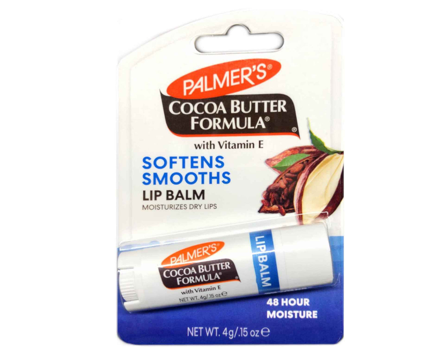 Palmer's Cocoa Butter Formula Lip Balm with Vitamin E, 4g/.15 oz (Pack of 6)