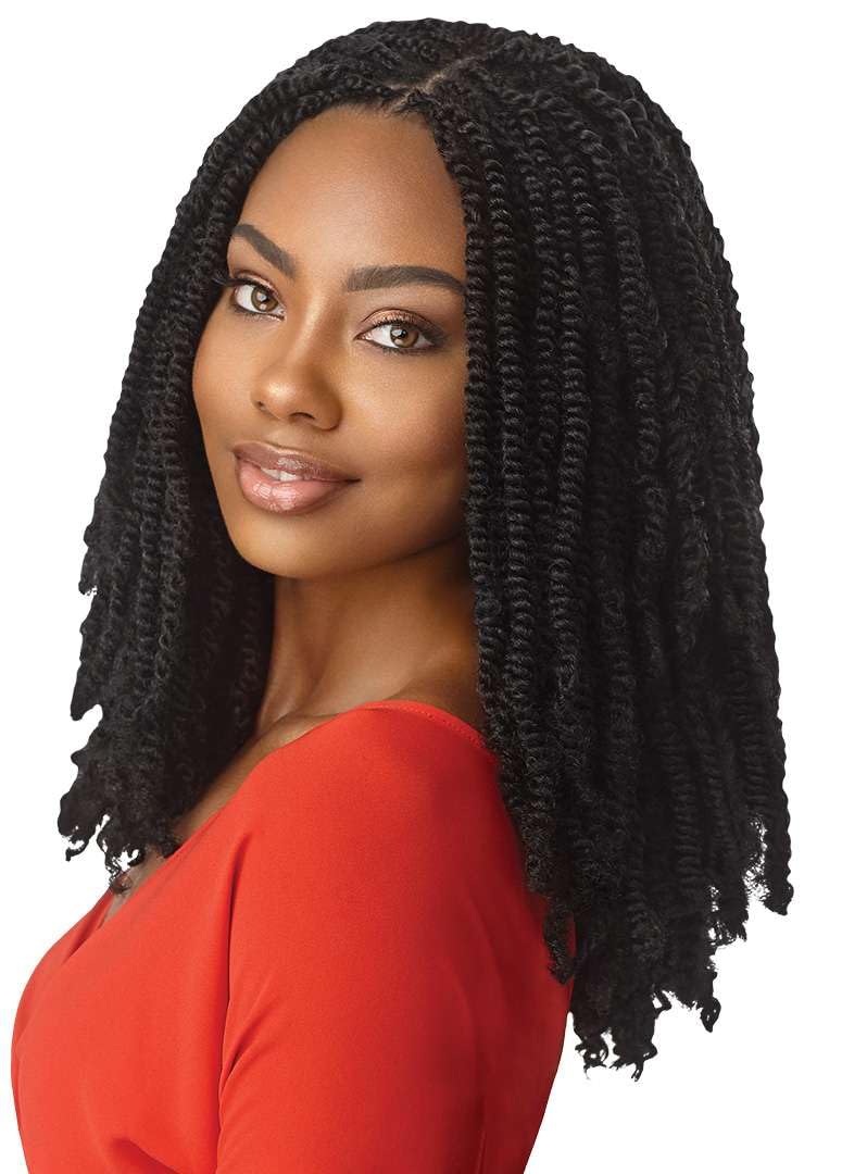 Outre X-Pression - Twisted Up - Springy Afro Twist 20" 10X (DARK BROWN 2)