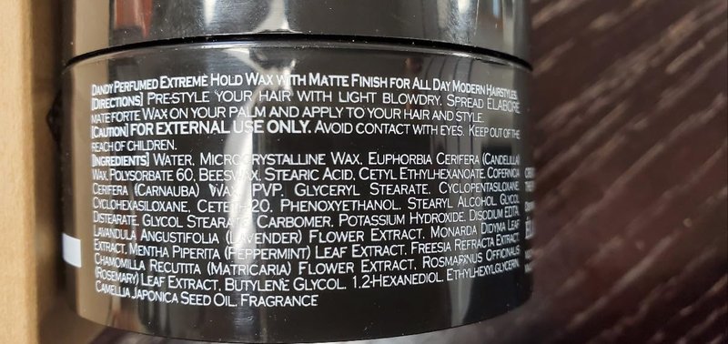 Elabore Matt Forte - Perfume Wax 3.53 fl.oz/ 100g