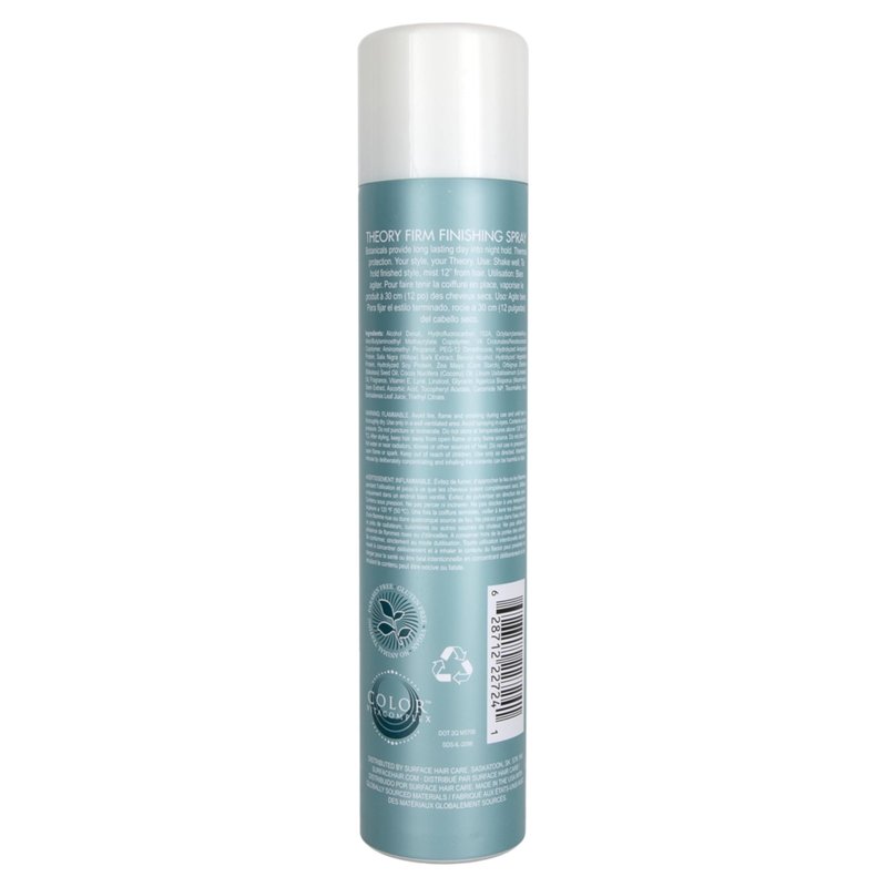 SURFACE Hair Theory Firm Finishing Spray, Strong Hold Styling Hairspray - All Day and Night Lasting Control,10 oz (Packaging may vary)