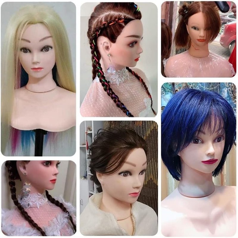 Shoulder Mannequin - Wig Head Support for Cosmetology & Hairdressing Training | Large Size