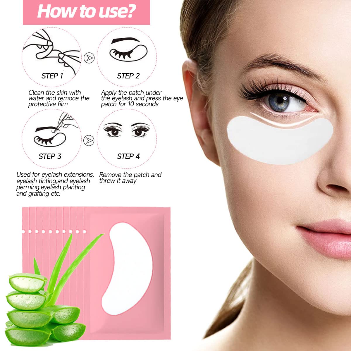 Lash Extension Kit Professional Eyelash Extensions Supplies Training for Beginners Mannequin Head Grafting Lash USB Fan Lash Shampoo Brush Spraye 0.07D Curl Mix 8-15mm Practice Eyelash Strips
