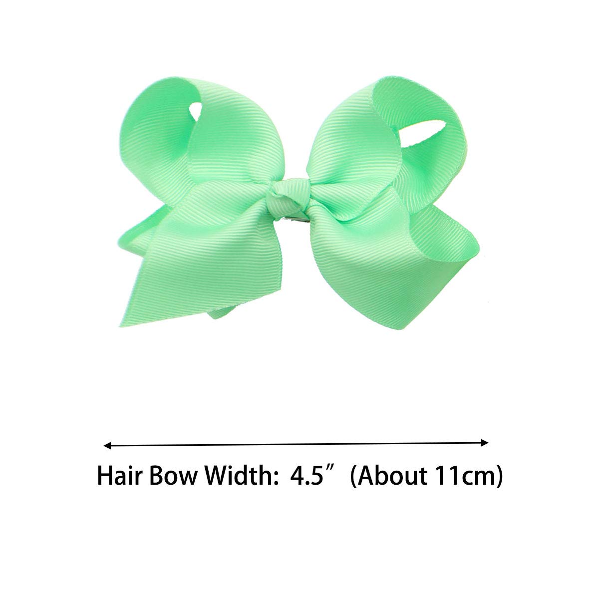 40Pcs 3 inch Hair Bows for Girls Grosgrain Ribbon Toddler Back to School Hair Accessories with Alligator Clips for Baby Girls Kids in Pairs