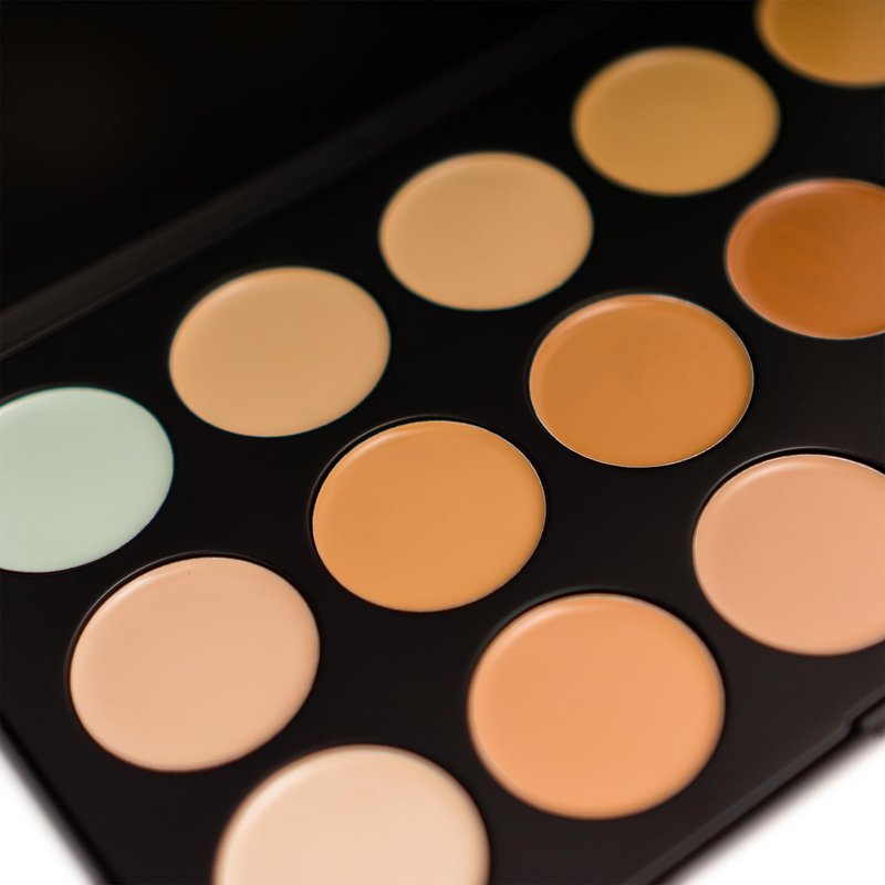 SHANY CONTOUR CAMO Professional Cream Foundation Color Palette,Foundation Primer,Camouflage Concealer Makeup Palette - Contour Camo
