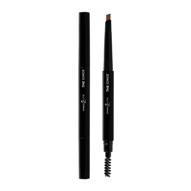 Ginge.Life The Ginge: Auburn Red Eyebrow Pencil – Waterproof, Double-Ended Automatic Angled Tip & Spoolie Brush, Cruelty-Free