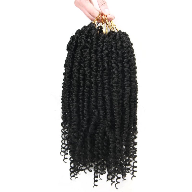 Passion Twist Crochet Hair - 14 Inch Pre-Looped Braids | Bohemian Spring Twist Extensions for Women