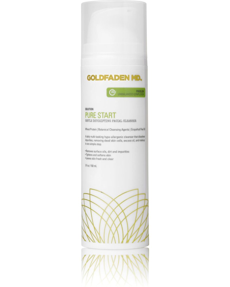 GOLDFADEN MD Pure Start Gentle Detoxifying Natural Facial Cleanser, 5 Fl Oz