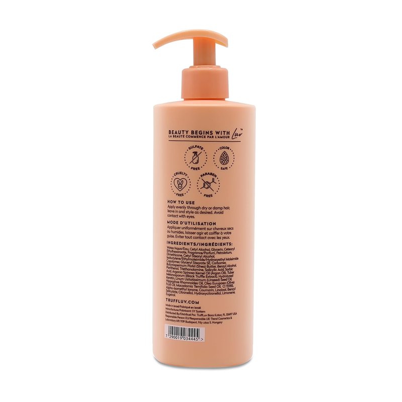TruffLuv Argan Curl Cream for Unisex - 16.9 oz Cream